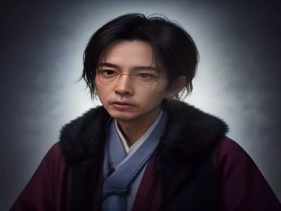 沉默君，oldman 老观网技术与 SEO 负责人，在暗色调的工作室内面对两台显示器，屏幕上显示网站数据分析图表，专注而沉静，体现出技术工作者的专业气质
